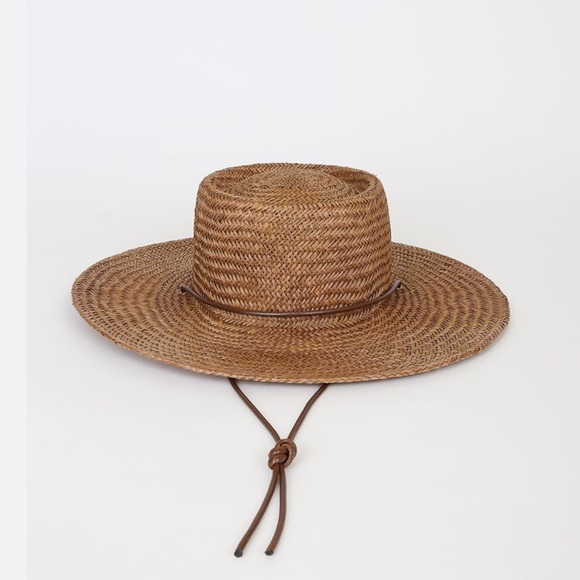 Lack of Color The Vienna Beige Straw Boater Hat - Picture 3 of 16